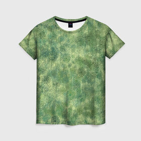 Женская футболка 3D с принтом Одуванчики в Курске, 100% полиэфир ( синтетическое хлопкоподобное полотно) | прямой крой, круглый вырез горловины, длина до линии бедер | весна | зелёный | лето | одуванчик | одуванчики | природа | цветок | цветочки | цветы