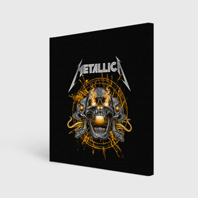 Холст квадратный с принтом Metallica в Курске, 100% ПВХ |  | heavy metal | metal | metallica | группы | метал | металлика | музыка | рок | трэш метал | хєви метал