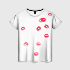 Женская футболка 3D с принтом TRAP KISS  в Курске, 100% полиэфир ( синтетическое хлопкоподобное полотно) | прямой крой, круглый вырез горловины, длина до линии бедер | fashion | fire | game | hip hop | rap | street style | top | игра | мода | огонь | подарок | рэп | топ | уличный стиль | хип хоп