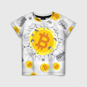 Детская футболка 3D с принтом БИТКОИН | BITCOIN в Курске, 100% гипоаллергенный полиэфир | прямой крой, круглый вырез горловины, длина до линии бедер, чуть спущенное плечо, ткань немного тянется | bitcoin | blockchain | btc | cardano | crypto | ethereum | polkadot | tether | xrp | бинанс | биткоин | блокчейн | валюта | деньги | криптовалюта | майнер | майнинг | цифровая валюта | цифровое золото | эфир