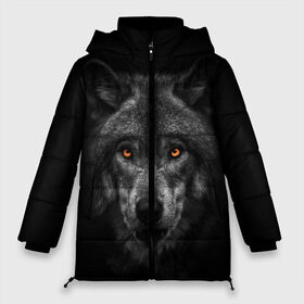 Женская зимняя куртка Oversize с принтом Evil Wolf в Курске, верх — 100% полиэстер; подкладка — 100% полиэстер; утеплитель — 100% полиэстер | длина ниже бедра, силуэт Оверсайз. Есть воротник-стойка, отстегивающийся капюшон и ветрозащитная планка. 

Боковые карманы с листочкой на кнопках и внутренний карман на молнии | animal | beast | dark | darkness | evil | moon | nigth | tegunvteg | werwolf | wild | wolf | вервольф | вой | волк | волки | волчара | дикий | животное | зверь | клык | клыки | луна | ночь | оборотень | полнолуние