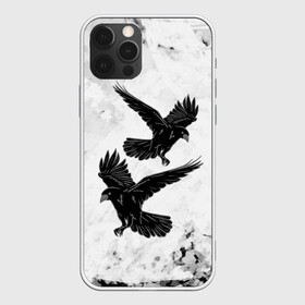 Чехол для iPhone 12 Pro с принтом Gothic crows в Курске, силикон | область печати: задняя сторона чехла, без боковых панелей | animals | art | bird | black | crow | dark | halloween | wings | witch | арт | ворона | готика | готические | животные | крылья | нечисть | орел | перья | природа | птица | птица ворон | птичка | тьма | хеллоуин | хищник | черная птица