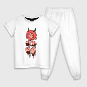 Детская пижама хлопок с принтом милая персиковая овечка в Курске, 100% хлопок |  брюки и футболка прямого кроя, без карманов, на брюках мягкая резинка на поясе и по низу штанин
 | anime | cute | harajuku | kawaii | милый | мягкий | овечка | овца | персик | розовый