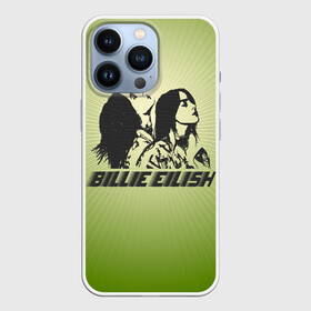 Чехол для iPhone 13 Pro с принтом Билли Айлиш на зеленом фоне в Курске,  |  | bad guy | billie | billie eilish | billieeilish | билли | билли айлиш