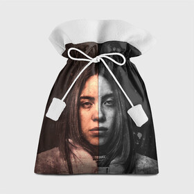 Подарочный 3D мешок с принтом Билли Айлиш Billie Eilish в Курске, 100% полиэстер | Размер: 29*39 см | bad guy | billie | billie eilish | billieeilish | билли | билли айлиш