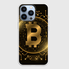 Чехол для iPhone 13 Pro с принтом ЗОЛОТОЙ БИТКОИН в Курске,  |  | bitcoin | blockchain | btc | cardano | crypto | ethereum | polkadot | tether | xrp | бинанс | биткоин | блокчейн | валюта | деньги | криптовалюта | майнер | майнинг | цифровая валюта | цифровое золото | эфир