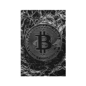 Обложка для паспорта матовая кожа с принтом БИТКОИН | BITCOIN в Курске, натуральная матовая кожа | размер 19,3 х 13,7 см; прозрачные пластиковые крепления | Тематика изображения на принте: bitcoin | blockchain | btc | cardano | crypto | ethereum | polkadot | tether | xrp | бинанс | биткоин | блокчейн | валюта | деньги | криптовалюта | майнер | майнинг | цифровая валюта | цифровое золото | эфир