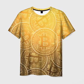 Мужская футболка 3D с принтом БИТКОИН МОНЕТЫ в Курске, 100% полиэфир | прямой крой, круглый вырез горловины, длина до линии бедер | bitcoin | blockchain | btc | cardano | crypto | ethereum | polkadot | tether | xrp | бинанс | биткоин | блокчейн | валюта | деньги | криптовалюта | майнер | майнинг | цифровая валюта | цифровое золото | эфир