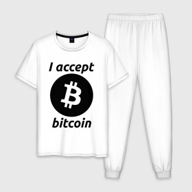 Мужская пижама хлопок с принтом БИТКОИН | BITCOIN в Курске, 100% хлопок | брюки и футболка прямого кроя, без карманов, на брюках мягкая резинка на поясе и по низу штанин
 | bitcoin | blockchain | btc | cardano | crypto | ethereum | polkadot | tether | xrp | бинанс | биткоин | блокчейн | валюта | деньги | криптовалюта | майнер | майнинг | цифровая валюта | цифровое золото | эфир