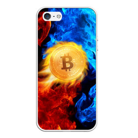 Чехол для iPhone 5/5S матовый с принтом БИТКОИН | BITCOIN FIRE в Курске, Силикон | Область печати: задняя сторона чехла, без боковых панелей | bitcoin | blockchain | btc | cardano | crypto | ethereum | polkadot | tether | xrp | бинанс | биткоин | блокчейн | валюта | деньги | криптовалюта | майнер | майнинг | цифровая валюта | цифровое золото | эфир