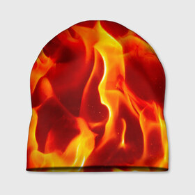 Шапка 3D с принтом Пламенный в Курске, 100% полиэстер | универсальный размер, печать по всей поверхности изделия | devil | evil | fire | hell | texture | ад | жар | жаркий | зло | костер | огонь | пламенный | пламя | пожар | стихия | текстура | температура