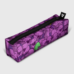 Пенал 3D с принтом ПикачушкА в Курске, 100% полиэстер | плотная ткань, застежка на молнии | Тематика изображения на принте: purple | star crafts | зеленый | зубы | пикачу | уши | фиолетовый | чудики