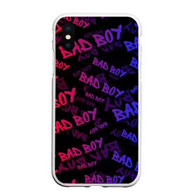 Чехол для iPhone XS Max матовый с принтом Bad Boy в Курске, Силикон | Область печати: задняя сторона чехла, без боковых панелей | bad | boy | human | man | street | style | sueta | vip | вип | мальчик | наводить | надпись | пацанская | пацанские | стиль | суета | суету | текстура | уличный | человек