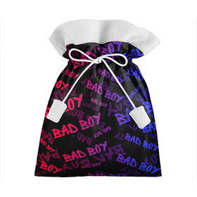 Подарочный 3D мешок с принтом Bad Boy в Курске, 100% полиэстер | Размер: 29*39 см | Тематика изображения на принте: bad | boy | human | man | street | style | sueta | vip | вип | мальчик | наводить | надпись | пацанская | пацанские | стиль | суета | суету | текстура | уличный | человек