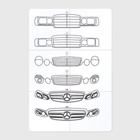 Магнитный плакат 2Х3 с принтом Mercedes E-klass History в Курске, Полимерный материал с магнитным слоем | 6 деталей размером 9*9 см | car | cars | e | e320 | e350 | e500 | mercedes | mercedes benz | sedans | w123 | w124 | w210 | w211 | w212 | w213 | авто | бенц | ешка | мерин | мерс | мерседес