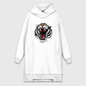 Платье-худи хлопок с принтом TIGER в Курске,  |  | animal | beast | cat | cute | fluffy | hunter | lion | lion cub | lion king | mane | predator | red | tail | tiger | yellow | большая кошка | голова тигра | грива | животное | зверь | король лев | кот | милый | охотник | пушистый | тигр | тиг