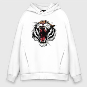 Мужское худи Oversize хлопок с принтом TIGER в Курске, френч-терри — 70% хлопок, 30% полиэстер. Мягкий теплый начес внутри —100% хлопок | боковые карманы, эластичные манжеты и нижняя кромка, капюшон на магнитной кнопке | Тематика изображения на принте: animal | beast | cat | cute | fluffy | hunter | lion | lion cub | lion king | mane | predator | red | tail | tiger | yellow | большая кошка | голова тигра | грива | животное | зверь | король лев | кот | милый | охотник | пушистый | тигр | тиг