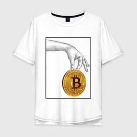 Мужская футболка хлопок Oversize с принтом BITCOIN CRYPTOCURRENCE (Z) в Курске, 100% хлопок | свободный крой, круглый ворот, “спинка” длиннее передней части | binance coin | bitcoin | blockchain | btc | cardano | crypto | ethereum | litecoin | polkadot | tether | xrp | биткоин | блокчейн | валюта | деньги | криптовалюта | майнер | майнинг | цифровая валюта | цифровое золото | эфир