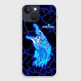 Чехол для iPhone 13 mini с принтом CS GO Howl Neon в Курске,  |  | awp | counter strike | cs go | cs go howl | hyper beast | logo | m4a4 | neo noir | авп | автомат | вой | волк | контр страйк | кс го | кс го авп | кс го вой | логотипы игр | неонуар | оружие | оружие из кс го | скины | скоростной зверь |