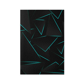 Обложка для паспорта матовая кожа с принтом НЕОНОВЫЕ ТРЕУГОЛЬНИКИ в Курске, натуральная матовая кожа | размер 19,3 х 13,7 см; прозрачные пластиковые крепления | Тематика изображения на принте: 3d | 3д | abstraction | geometric | geometry | neon | steel | абстракция | взрыв | геометрия | неон | неоновые | плиты | разлом | соты | стекло | стеклянный | треугольник | треугольники