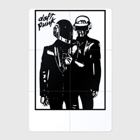 Магнитный плакат 2Х3 с принтом Daft Punk в Курске, Полимерный материал с магнитным слоем | 6 деталей размером 9*9 см | Тематика изображения на принте: daft punk | electro music | electronic | дафт панк | диско | музыка | ретро | хаус | электро | электроника