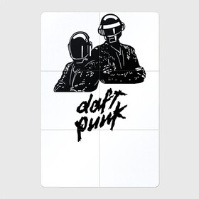 Магнитный плакат 2Х3 с принтом Daft Punk в Курске, Полимерный материал с магнитным слоем | 6 деталей размером 9*9 см | Тематика изображения на принте: daft punk | electro music | electronic | дафт панк | диско | музыка | ретро | хаус | электро | электроника