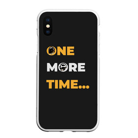 Чехол для iPhone XS Max матовый с принтом One More Time... в Курске, Силикон | Область печати: задняя сторона чехла, без боковых панелей | acces | after | all | better | crush | da | daft | dance | discovery | faster | funk | get | harder | homework | human | instant | lose | lucky | memories | more | one | punk | random | stronger | time | to | yourself | бангальтер | дафт 