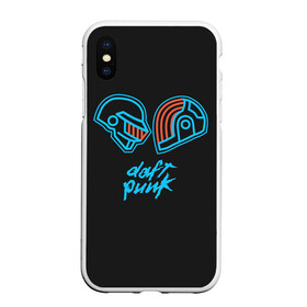 Чехол для iPhone XS Max матовый с принтом Daft Punk в Курске, Силикон | Область печати: задняя сторона чехла, без боковых панелей | acces | after | all | better | crush | da | daft | dance | discovery | faster | funk | get | harder | homework | human | instant | lose | lucky | memories | more | one | punk | random | stronger | time | to | yourself | бангальтер | дафт 