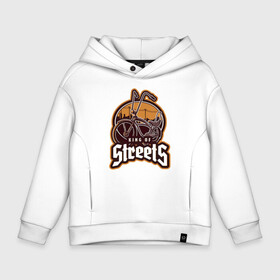 Детское худи Oversize хлопок с принтом KING OF STREETS | GTA в Курске, френч-терри — 70% хлопок, 30% полиэстер. Мягкий теплый начес внутри —100% хлопок | боковые карманы, эластичные манжеты и нижняя кромка, капюшон на магнитной кнопке | 4 | 5 | five | games | grand theft auto | gta | gta v | los santos | online | rockstar | san andreas | великое авто воровство | гта | гташка | игры | логотип | лос сантос | майкл | мафия | ограбление | онлайн | пеф | рокстар | самп | сан андреас 