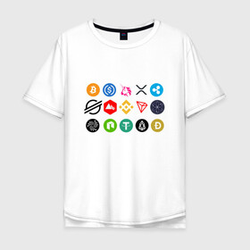 Мужская футболка хлопок Oversize с принтом Gotta HODL em all | БИТКОИН в Курске, 100% хлопок | свободный крой, круглый ворот, “спинка” длиннее передней части | Тематика изображения на принте: binance coin | bitcoin | blockchain | btc | cardano | crypto | ethereum | litecoin | polkadot | tether | xrp | биткоин | блокчейн | валюта | деньги | криптовалюта | майнер | майнинг | цифровая валюта | цифровое золото | эфир