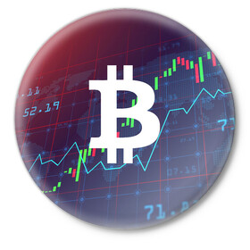 Значок с принтом БИТКОИН | BITCOIN в Курске,  металл | круглая форма, металлическая застежка в виде булавки | Тематика изображения на принте: bitcoin | blockchain | btc | cardano | crypto | ethereum | polkadot | tether | xrp | бинанс | биткоин | блокчейн | валюта | деньги | криптовалюта | майнер | майнинг | цифровая валюта | цифровое золото | эфир