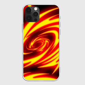 Чехол для iPhone 12 Pro Max с принтом ОГНЕННЫЕ ВОЛНЫ | FIRE STRIPES в Курске, Силикон |  | abstraction | geometry | hexagon | neon | paints | stripes | texture | triangle | абстракция | брызги | геометрия | краски | неон | соты | текстура