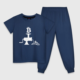 Детская пижама хлопок с принтом БИТКОИН МЯСОРУБКА | BITCOIN (Z) в Курске, 100% хлопок |  брюки и футболка прямого кроя, без карманов, на брюках мягкая резинка на поясе и по низу штанин
 | binance coin | bitcoin | blockchain | btc | cardano | crypto | ethereum | litecoin | polkadot | tether | xrp | биткоин | блокчейн | валюта | деньги | криптовалюта | майнер | майнинг | цифровая валюта | цифровое золото | эфир