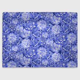 Плед 3D с принтом Голубые и синие розы в Курске, 100% полиэстер | закругленные углы, все края обработаны. Ткань не мнется и не растягивается | blue | flora | floral | flower | flowers | romantic | rose | roses | violet | букет роз | букет цветов | бутон | бутоны | день женщин | для девушек | для женщин | женский день | праздник | роза | романтика | садовая роза | флора