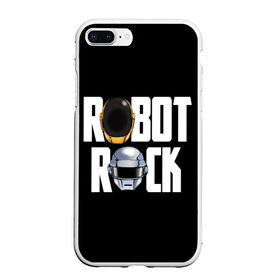 Чехол для iPhone 7Plus/8 Plus матовый с принтом Robot Rock в Курске, Силикон | Область печати: задняя сторона чехла, без боковых панелей | cyberpunk | daft | daftpunk | electronic | get | guy | guy manuel | human | lucky | music | punk | robot | rock | thomas | дафт | дафтпанк | киберпанк | музыка | ню диско | панк | робот | рок | техно | томас | электро | электроник рок