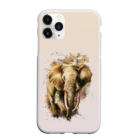 Чехол для iPhone 11 Pro Max матовый с принтом акварельный слон брызги в Курске, Силикон |  | Тематика изображения на принте: акварель | акварельный | арт | бивни | брызги | животное | зверь | краска | природа | разводы | рисунок | хобот