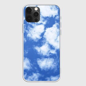 Чехол для iPhone 12 Pro Max ОБЛАКА: в Курске, Силикон |  | голубое небо | небо | небо паттерн | нежное небо | облака | синее небо | синий | тучи