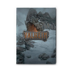 Обложка для автодокументов с принтом Valheim в Курске, натуральная кожа |  размер 19,9*13 см; внутри 4 больших “конверта” для документов и один маленький отдел — туда идеально встанут права | Тематика изображения на принте: fantasy | mmo | valheim | valve | валхейм | вальхейм | викинги | выживалка | игра | королевская битва | ммо | ролевая игра | фэнтази