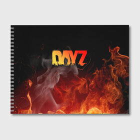Альбом для рисования с принтом DAYZ / ДЕЙЗИ в Курске, 100% бумага
 | матовая бумага, плотность 200 мг. | apocalypse | dayz | game | апокалипсис | дейзи | игра