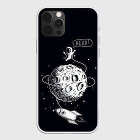 Чехол для iPhone 12 Pro Max с принтом Hello | Космонавт в Курске, Силикон |  | alien | earth | galaxy | hello | mars | moon | nasa | satellite | space | star | абстракция | вселенная | звезда | земля | инопланетянин | космонавт | космос | луна | марс | наса | нло | паттерн | планета | привет | пришельцы | солнце