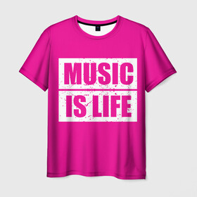Мужская футболка 3D с принтом Музыка жизни в Курске, 100% полиэфир | прямой крой, круглый вырез горловины, длина до линии бедер | Тематика изображения на принте: космическая музыка (music) | мои соседи слушают хор. музыку | музыка | музыка в сердце | музыка жизни | музыка моя жизнь | поглощение музыкой