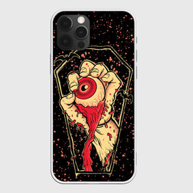 Чехол для iPhone 12 Pro Max Вырванный Глаз: в Курске, Силикон |  | вырванный глаз | глаз | глаз в руке | гроб | рисунок | рука | рука зомби