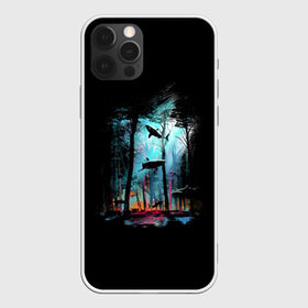 Чехол для iPhone 12 Pro Max с принтом Shark forest в Курске, Силикон |  | bottom | colors | dusk | ecosystem | forest | paints | predator | predators | shark | sharks | tree | trees | акула | акулы | дерево | деревья | дно | краски | лес | сумерки | хищник | хищники | экосистема