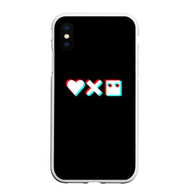Чехол для iPhone XS Max матовый с принтом Любовь, смерть и роботы в Курске, Силикон | Область печати: задняя сторона чехла, без боковых панелей | 3d | 3д | love death and robots | иконка | кибер | логотип | любовь | мультик | нетфликс | подарок | робот | сериал | символ | черный