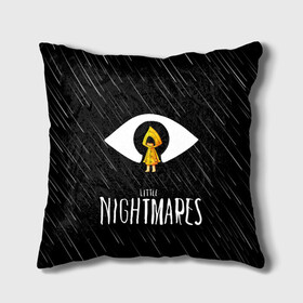 Подушка 3D с принтом LITTLE NIGHTMARES в Курске, наволочка – 100% полиэстер, наполнитель – холлофайбер (легкий наполнитель, не вызывает аллергию). | состоит из подушки и наволочки. Наволочка на молнии, легко снимается для стирки | little nightmares | little nightmares 2 | игра nightmares | монстры. | ужасы | учительница | хоррор