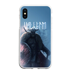 Чехол для iPhone XS Max матовый с принтом Valheim в Курске, Силикон | Область печати: задняя сторона чехла, без боковых панелей | drakkar | valhalla | valheim | viking | vikings | валхэйм | вальгала | вальхала | вальхейм | викинг | викинги | драккар