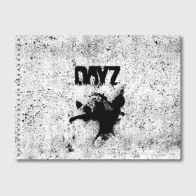 Альбом для рисования с принтом DayZ в Курске, 100% бумага
 | матовая бумага, плотность 200 мг. | Тематика изображения на принте: dayz | dayz standalone | horror | survival | survival horror | выживание | дейз | дейзи | логотипы игр | онлайн игры | хоррор