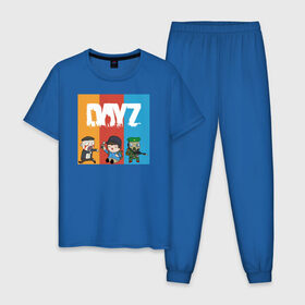 Мужская пижама хлопок с принтом DayZ | ДэйЗи в Курске, 100% хлопок | брюки и футболка прямого кроя, без карманов, на брюках мягкая резинка на поясе и по низу штанин
 | day z | dayz | zombie | дэй зи | дэй зэд | дэйзи | зомби