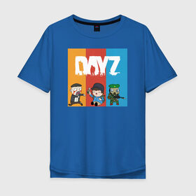 Мужская футболка хлопок Oversize с принтом DayZ | ДэйЗи в Курске, 100% хлопок | свободный крой, круглый ворот, “спинка” длиннее передней части | day z | dayz | zombie | дэй зи | дэй зэд | дэйзи | зомби