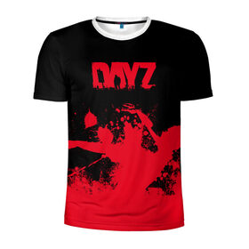 Мужская футболка 3D спортивная с принтом DayZ | ДэйЗи в Курске, 100% полиэстер с улучшенными характеристиками | приталенный силуэт, круглая горловина, широкие плечи, сужается к линии бедра | day z | dayz | zombie | дэй зи | дэй зэд | дэйзи | зомби